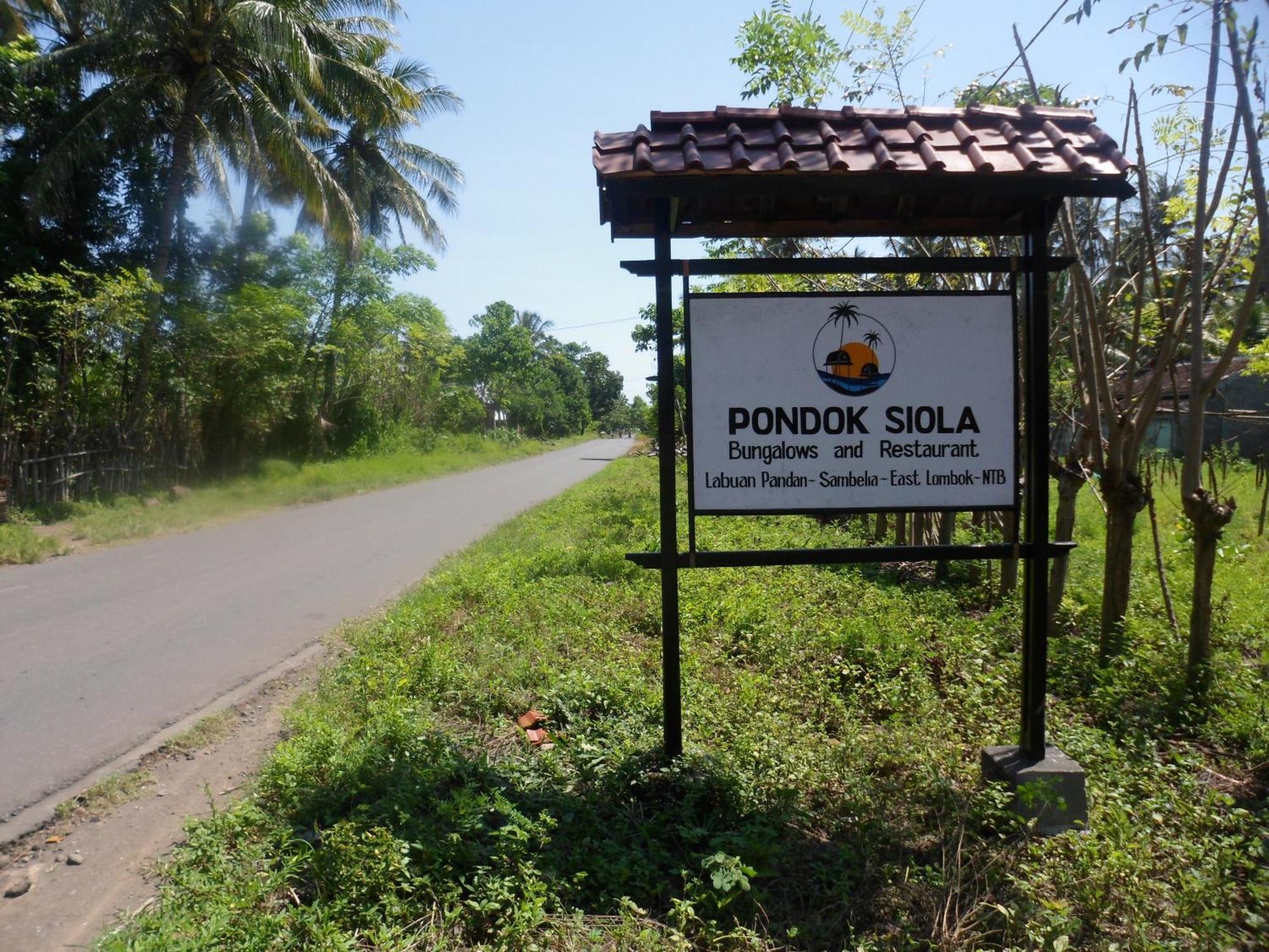 Pondok Siola Labuhan Pandan Eksteriør bilde